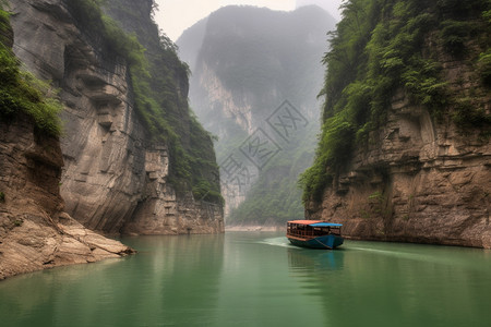 峡谷河流旅游图片