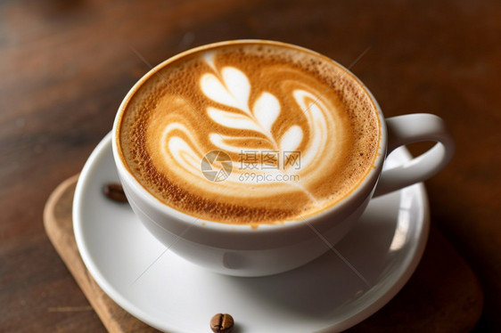 小草形状的咖啡花图片