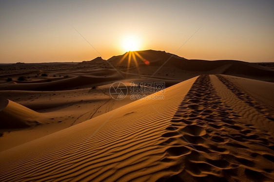 炽热的沙漠图片