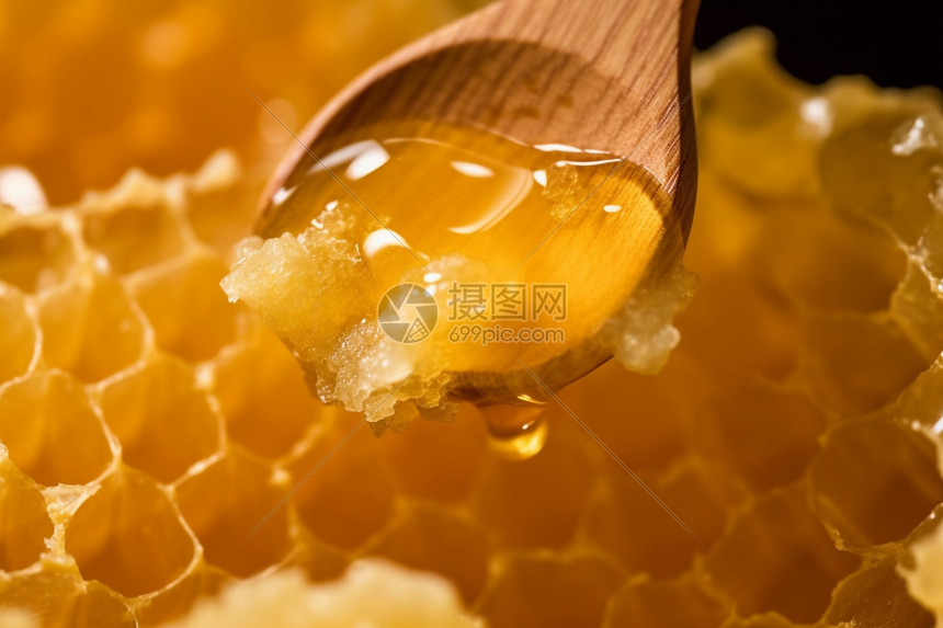 新鲜的有机蜂王浆图片