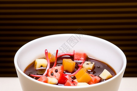 水果红糖冰粉图片