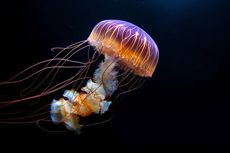 海洋浮游生物水母图片