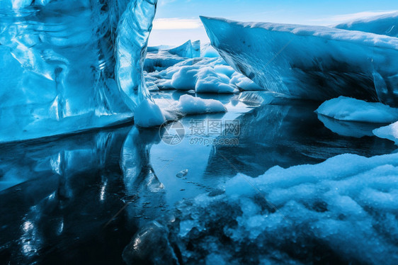 美丽的北极冰川图片