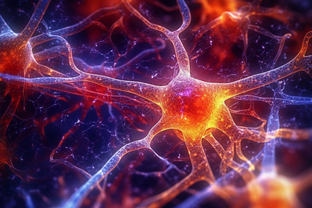 大脑芯片的神经网络图片