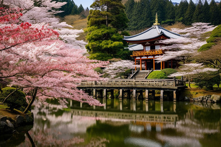 日本的佛教神社图片