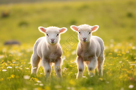 刚出生的小羊羔图片
