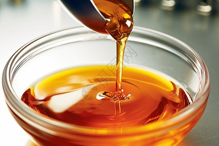 浓稠的糖浆蜂蜜液体高清图片