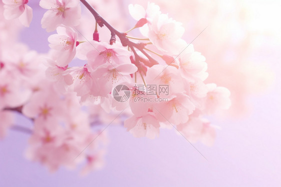 春天盛开的美丽樱花图片