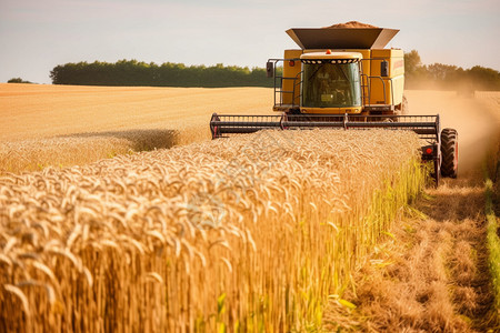 农业作物小麦成熟图片