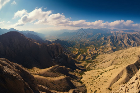 天空山脉山地景观图片