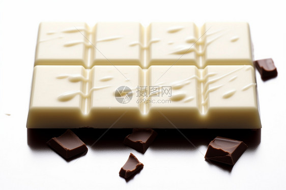 方形的白巧克力图片
