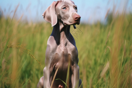 可爱的威马犬图片