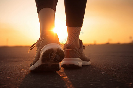 女士慢跑运动鞋图片