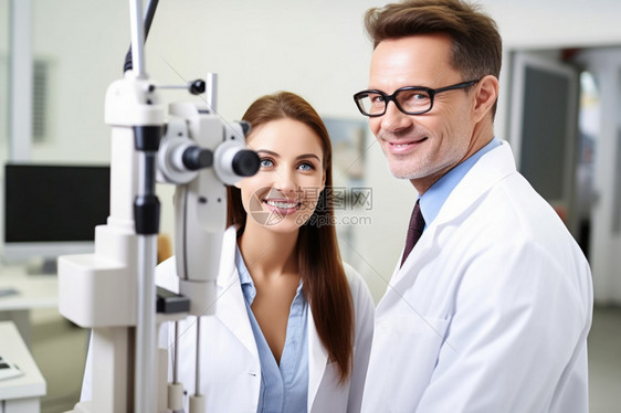 眼部护理的专业医生图片