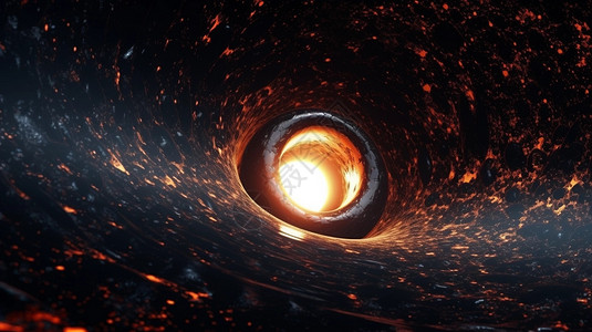 宇宙黑洞概念图图片