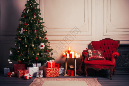 庆祝圣诞节的家居装饰品图片