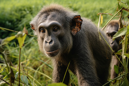 荒野生存的猩猩图片