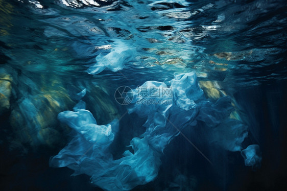 抽象水下背景图片