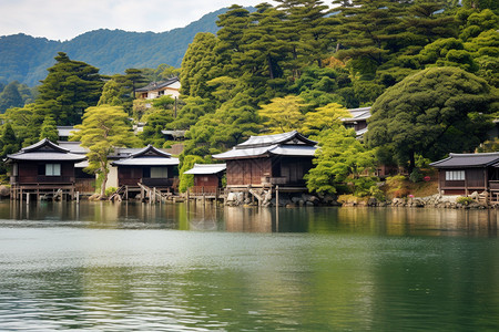 乡村古建筑景观图片