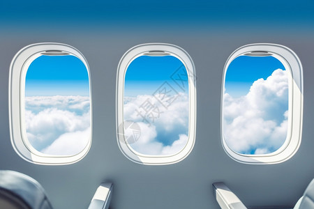 飞机室内的窗口图片