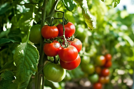 种植的番茄图片
