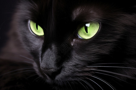 黑猫的眼镜图片