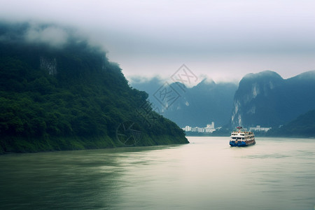 美丽自然的长江图片
