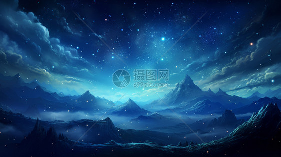 星空，银河系图片