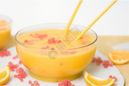 美味的芒果西米露图片