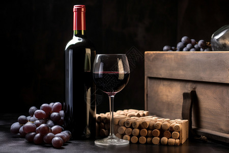 美味的葡萄酒图片