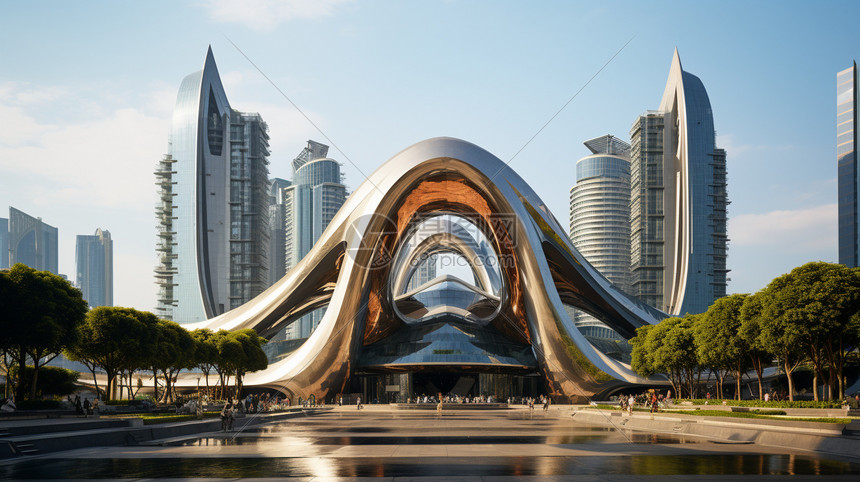 宏伟的地标建筑图片素材-正版创意图片600323001-摄图网