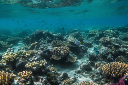 海底珊瑚景色图片