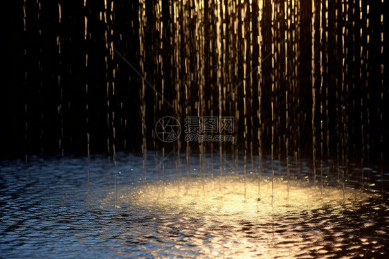 下雨背景图片