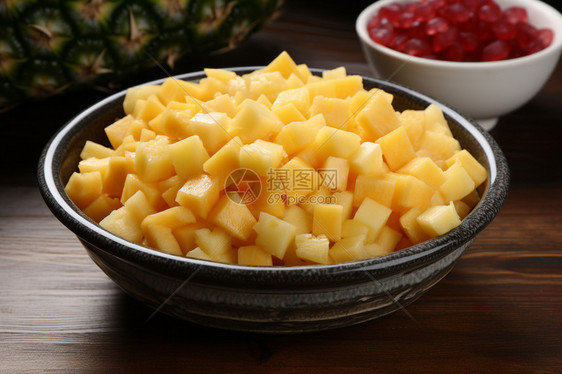 健康水果芒果菠萝图片