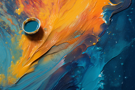 彩色液体抽象展示图片
