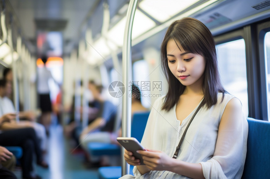 乘坐地铁上班的人高清图片下载-正版图片600325498-摄图网