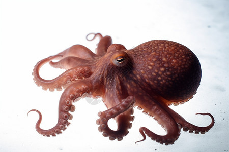 鲜活的章鱼海洋生物图片