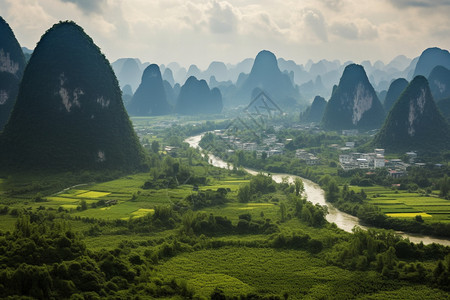 云南丽江的景观背景图片