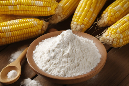 玉米淀粉食物图片
