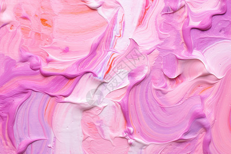 粉色和白色丙烯颜料背景图片