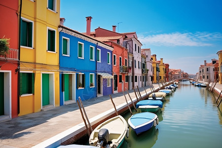 夏天的威尼斯背景图片