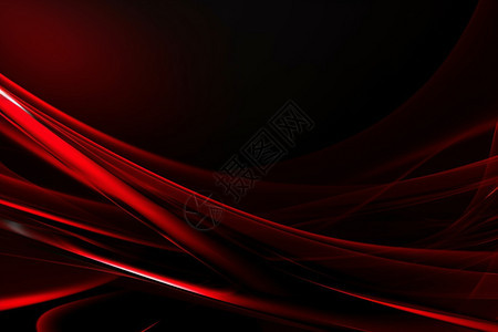 红色设计的流畅线条图片