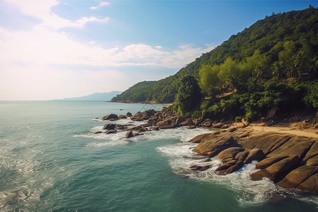 海边度假旅行地高清图片