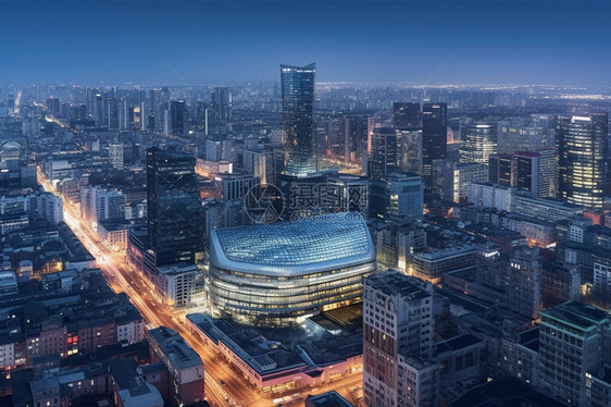 北京商业远景图图片