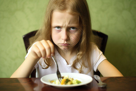 小女孩的厌食症图片