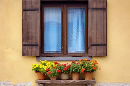 传统的木制窗户图片