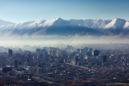 安第斯山脉的壮丽景观背景