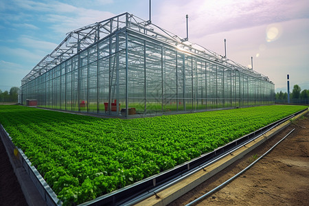 温室内的农业蔬菜图片