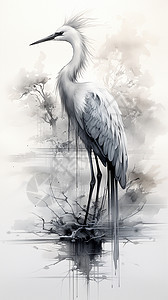 美丽的动物白鹤图片