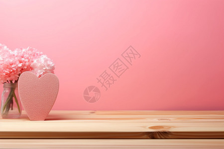 粉色背景桌面图片